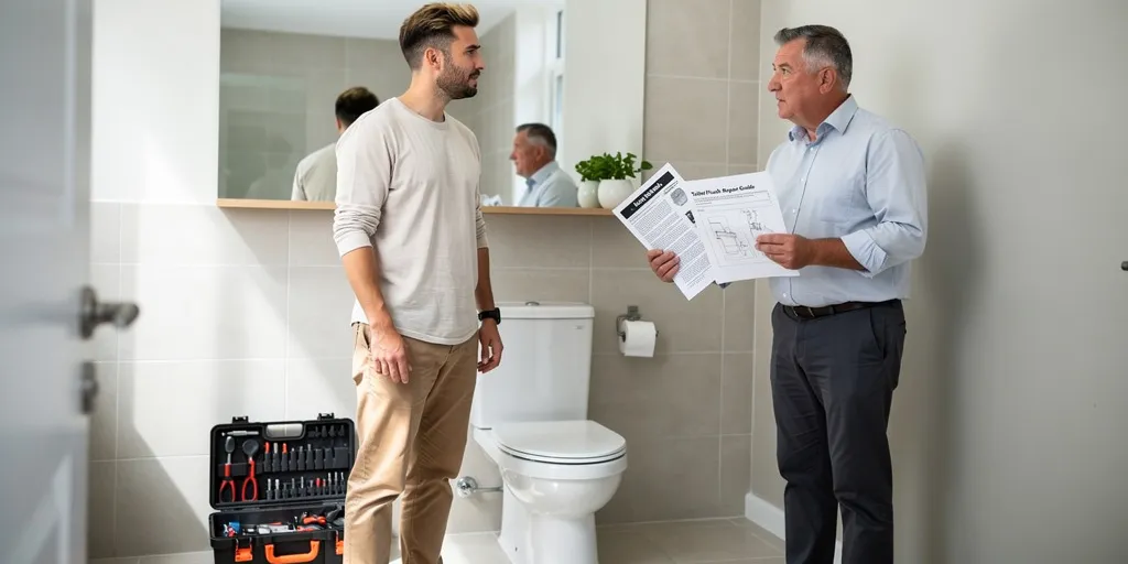 réparation chasse d'eau locataire ou propriétaire