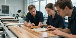 exploration et innovations des techniques de placage bois