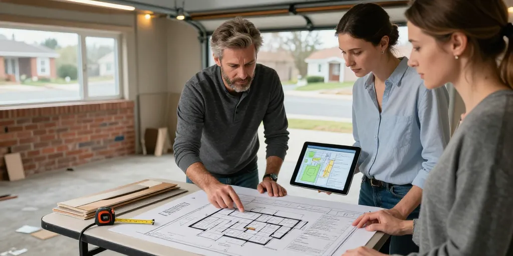 changement destination garage en habitation