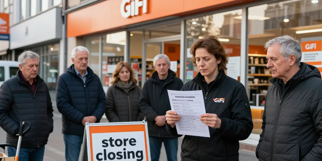 magasins gifi fermeture