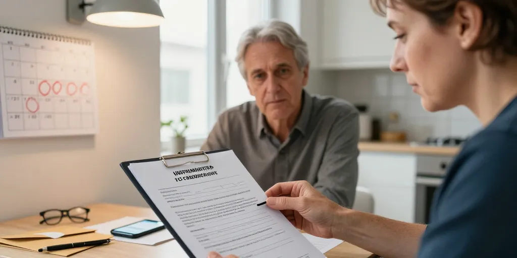 non meublé préavis